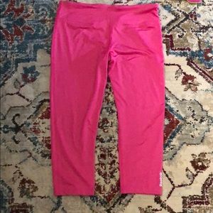 Reebok Pink Yoga Capris